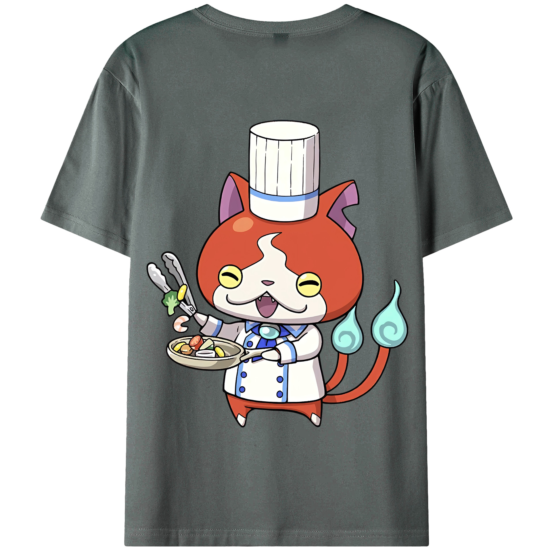 （画像用） 妖怪ウォッチ Yo-kai Watch 綿100％半袖Tシャツ（背面プリント）